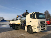 Бортовой автомобиль Камаз 65207 с кму DongYang SS1956ace (8 тонн)