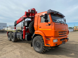 Седельный тягач Камаз 43118 с кму Horyong HRS-217