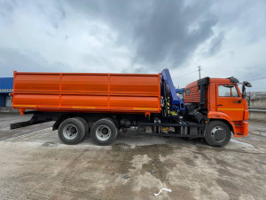 Самосвал Камаз 65115 с кму АНТ 8.5-2