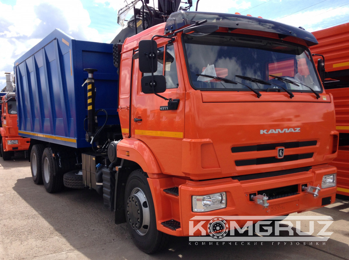 Ломовоз КАМАЗ 65115 с КМУ Велмаш VM10L74M
