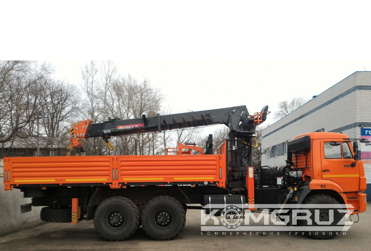 Бурильно-крановая машина Камаз 43118 с бку Horyong hrs 216 фото
