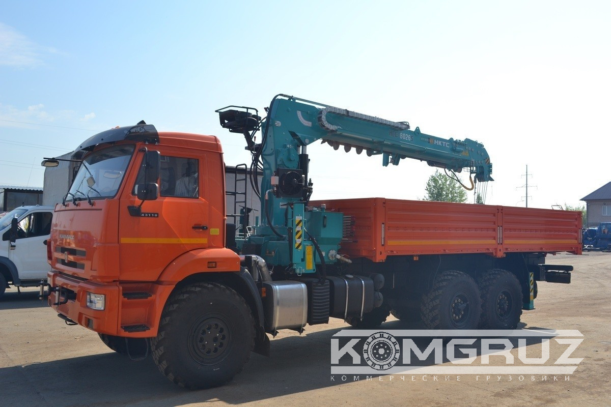 Бурильно-крановая машина Камаз 43118 с бку HKTC hls 8026S фото