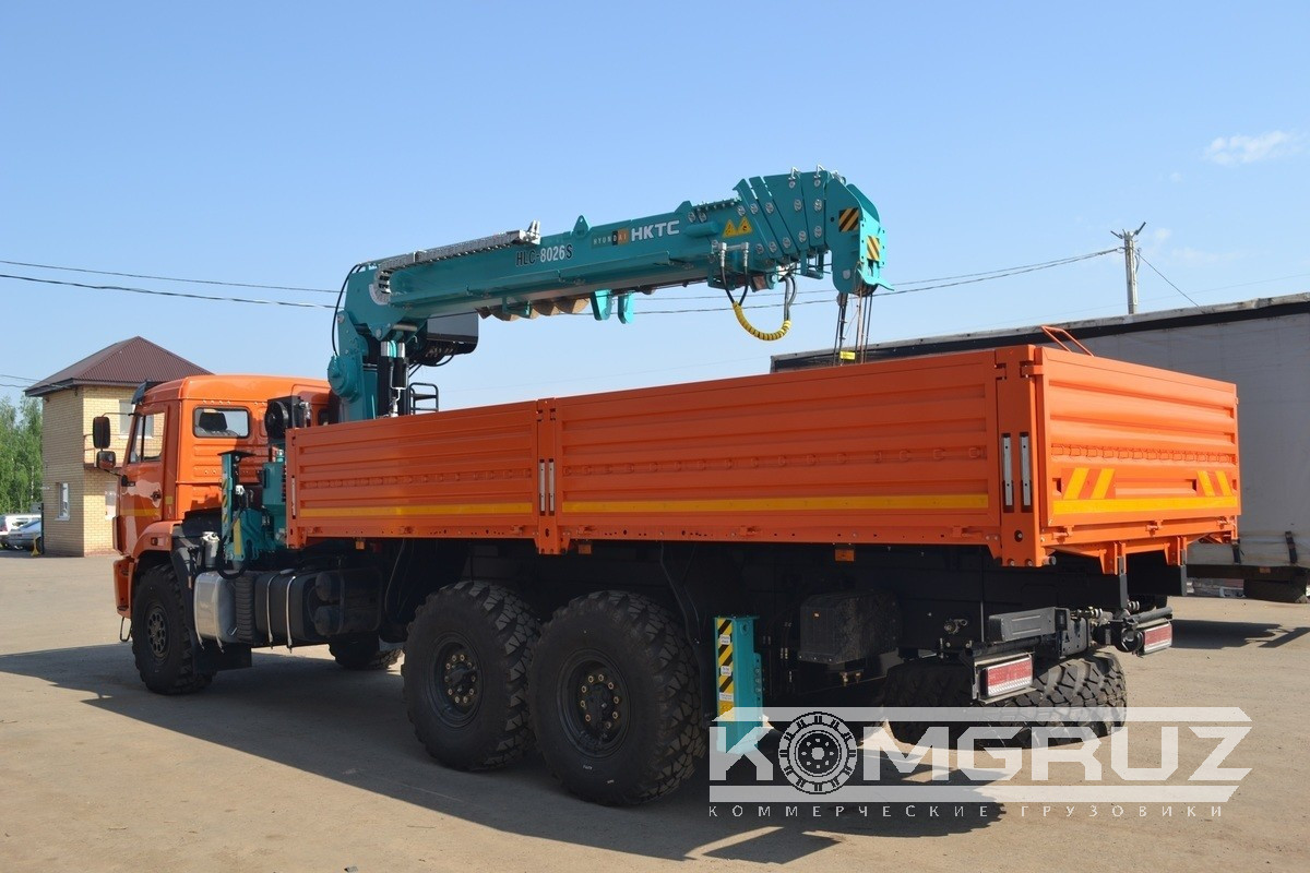 Бурильно-крановая машина Камаз 43118 с бку HKTC hls 8026S фото