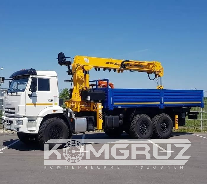 Бурильно-крановая машина Камаз 43118 с бку Soosan scs 867ls
