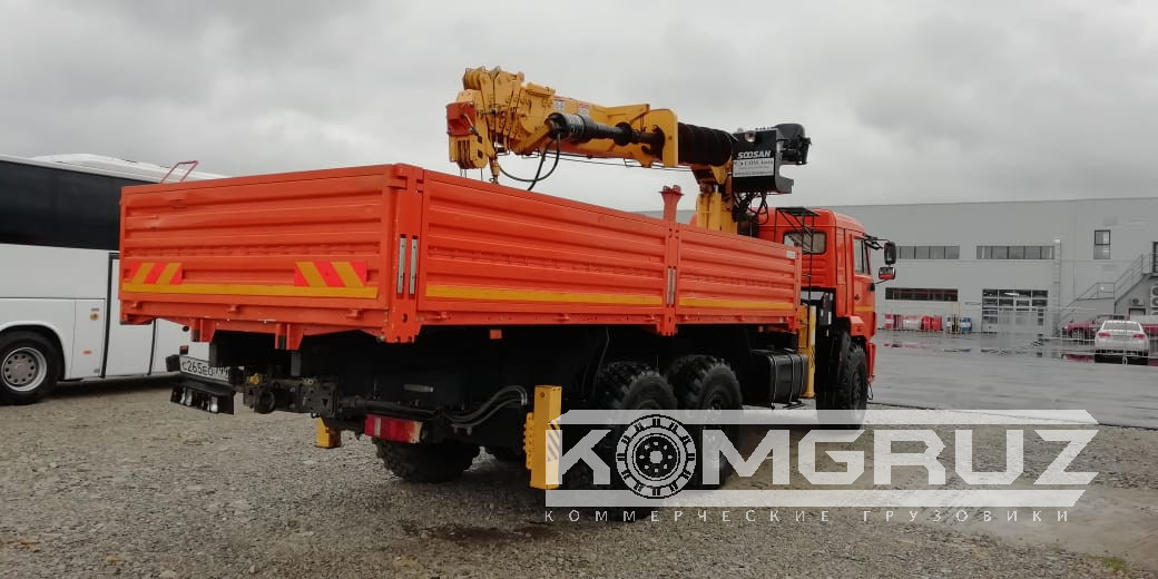 Бурильно-крановая машина Камаз 43118 с бку Soosan scs 867ls фото
