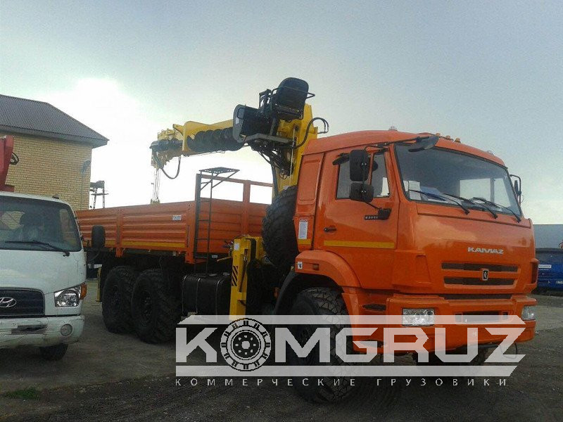 Бурильно-крановая машина Камаз 43118 с бку Soosan scs 867ls фото