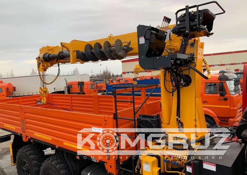 Бурильно-крановая машина Камаз 43118 с бку Soosan scs 867ls фото