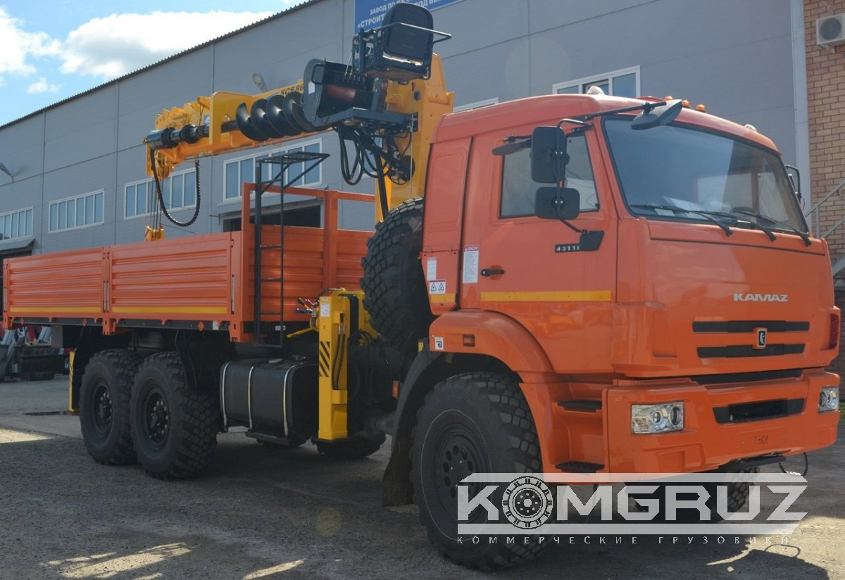 Бурильно-крановая машина Камаз 43118 с бку Soosan scs 867ls фото