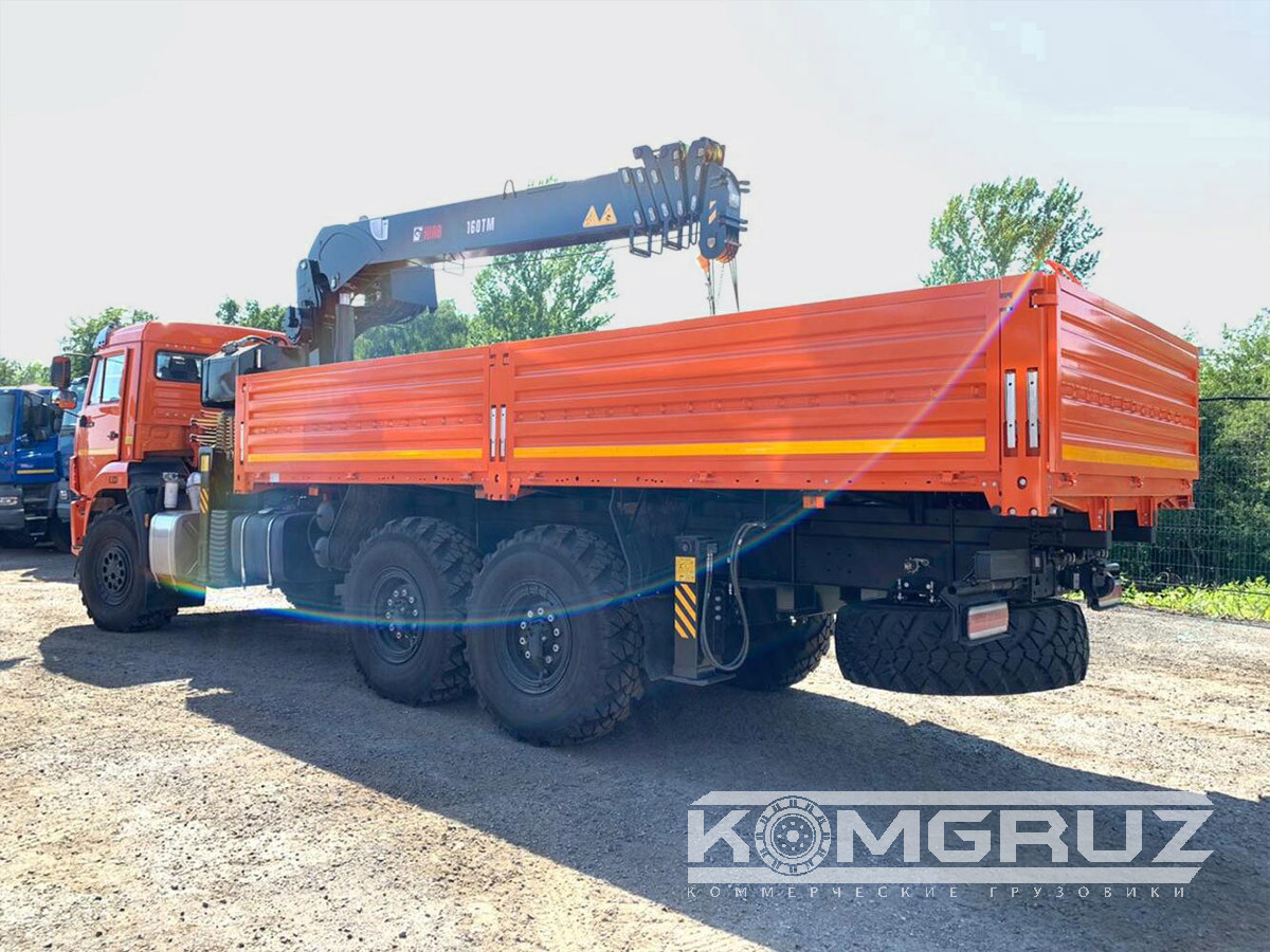 Бурильно-крановая машина Камаз 43118 с бку Hiab 160 ТМ-6 фото