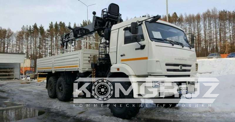 Бурильно-крановая машина Камаз 43118 с бку Hiab 190 ТМ-6 фото