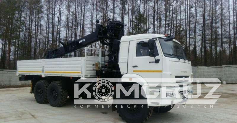 Бурильно-крановая машина Камаз 43118 с бку Hiab 190 ТМ-6 фото