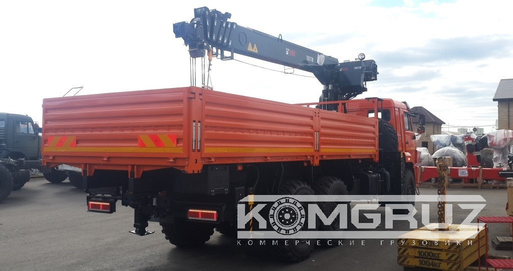 Бурильно-крановая машина Камаз 43118 с бку Hiab 190 ТМ-6 фото