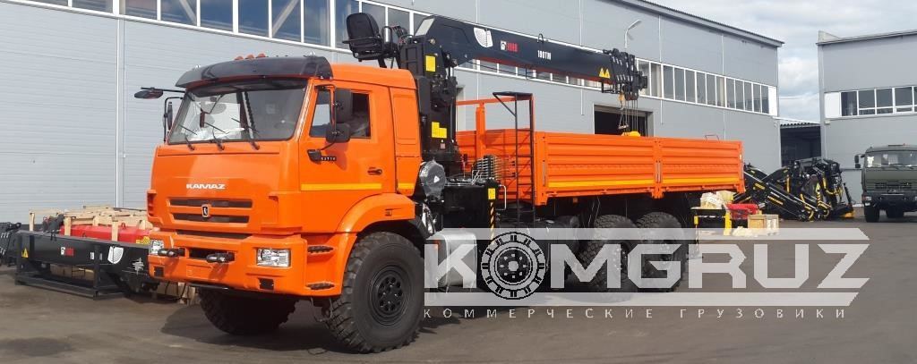 Бурильно-крановая машина Камаз 43118 с бку Hiab 190 ТМ-6 фото