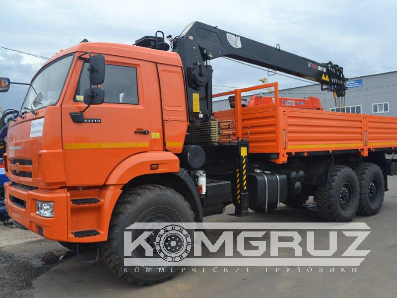 Бурильно-крановая машина Камаз 43118 с бку Hiab 190 ТМ-6