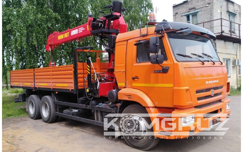 Бортовой Камаз 65115 с КМУ УММ 76ТБ