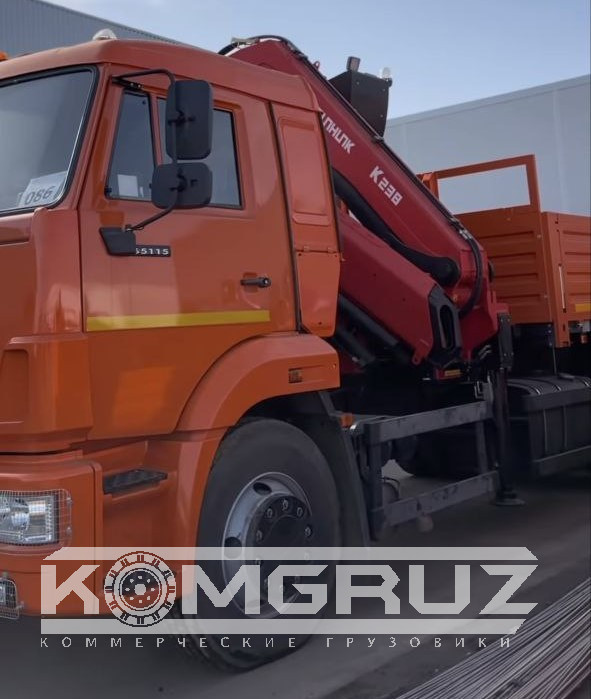Бортовой Камаз 65115 с КМУ Sunhunk K238