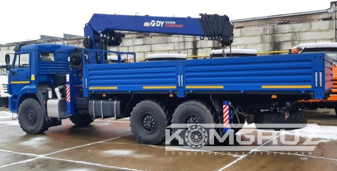 Бурильно-крановая машина Камаз 43118 с бку DongYang ss2036