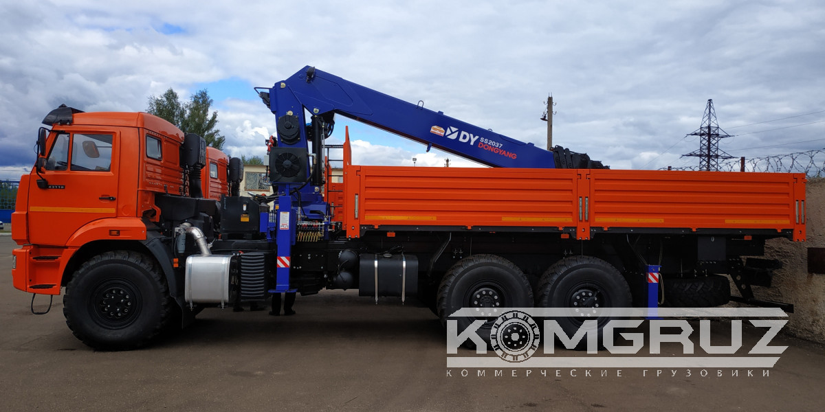 Бурильно-крановая машина Камаз 43118 с бку DongYang ss2037