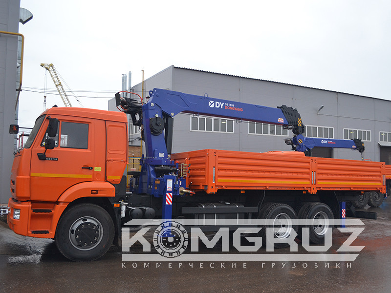 Бортовой КАМАЗ 65115 с КМУ DongYang SS 1416