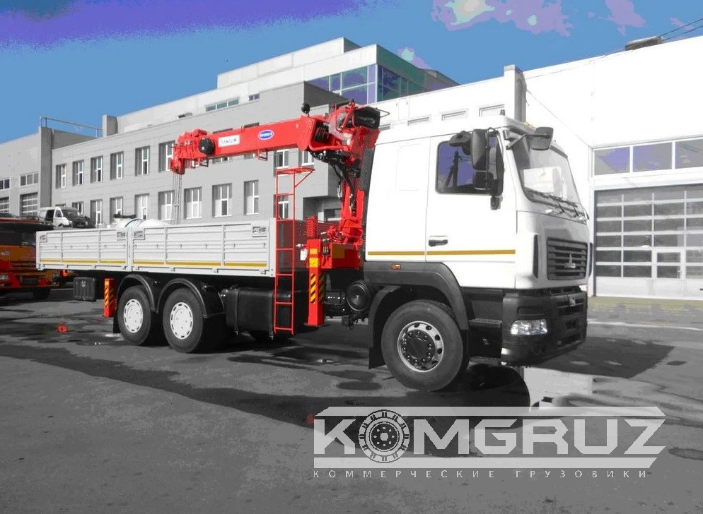 Бортовой МАЗ 6312 с КМУ Hangil HGC 987