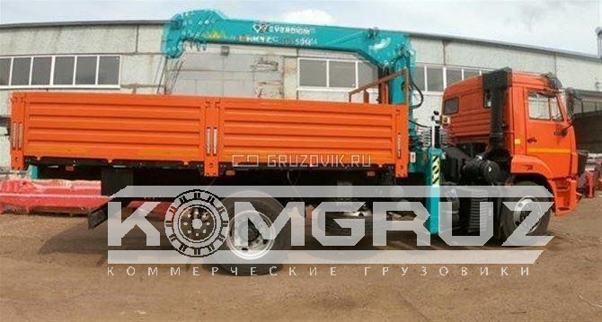 Бортовой Камаз 43253 с КМУ HKTC HLC 3014