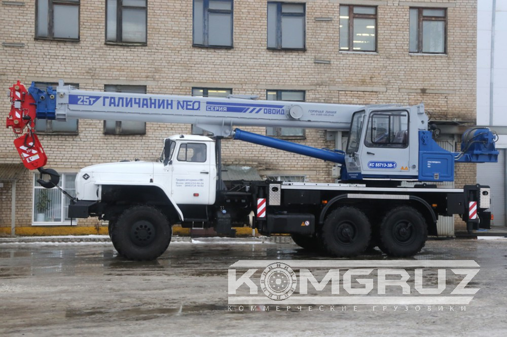 Автокран Галичанин KC-55713-3В-1 фото